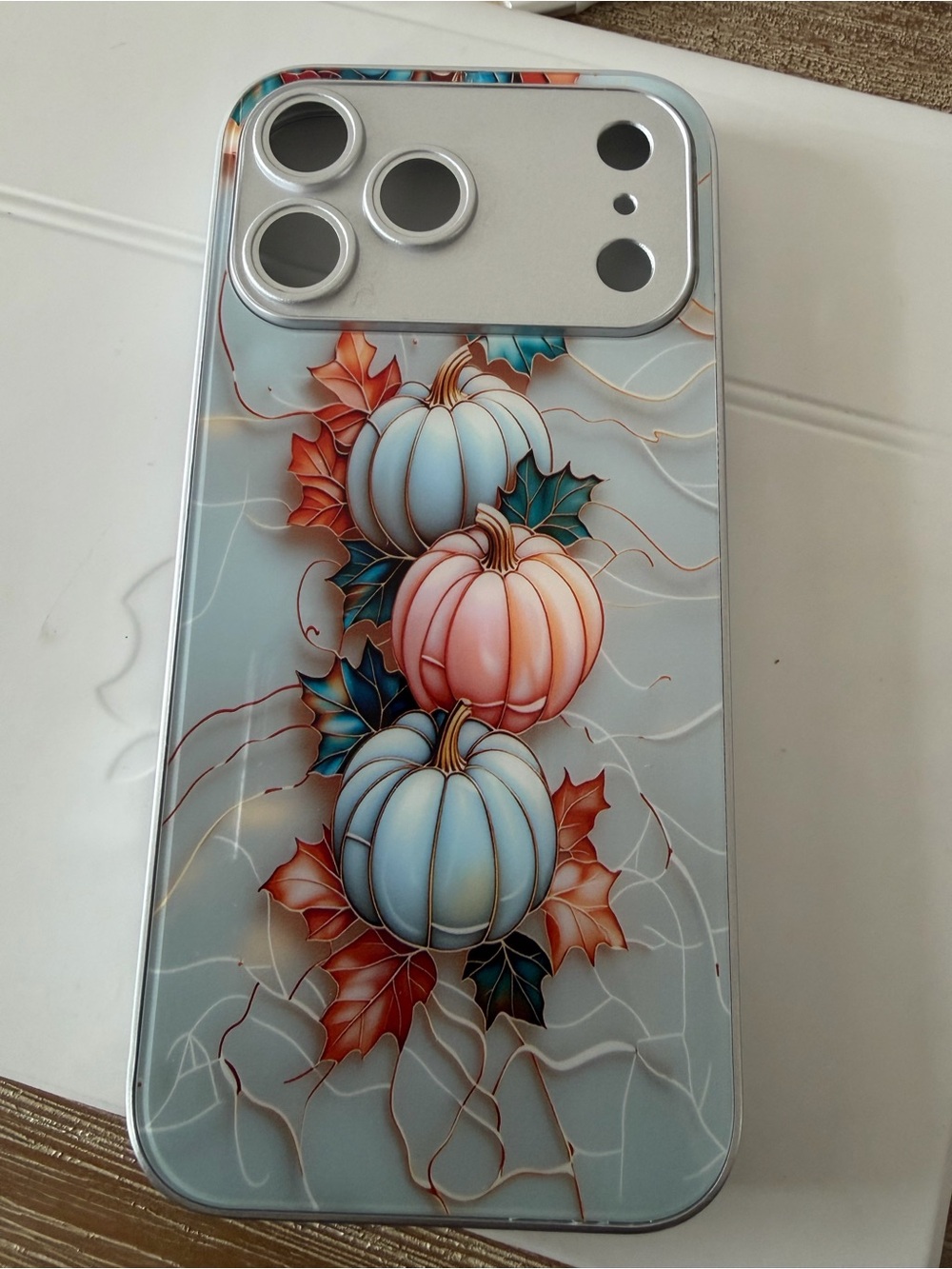 Decorative Pumpkin Pattern Phone Case for iPhone 17 pro max